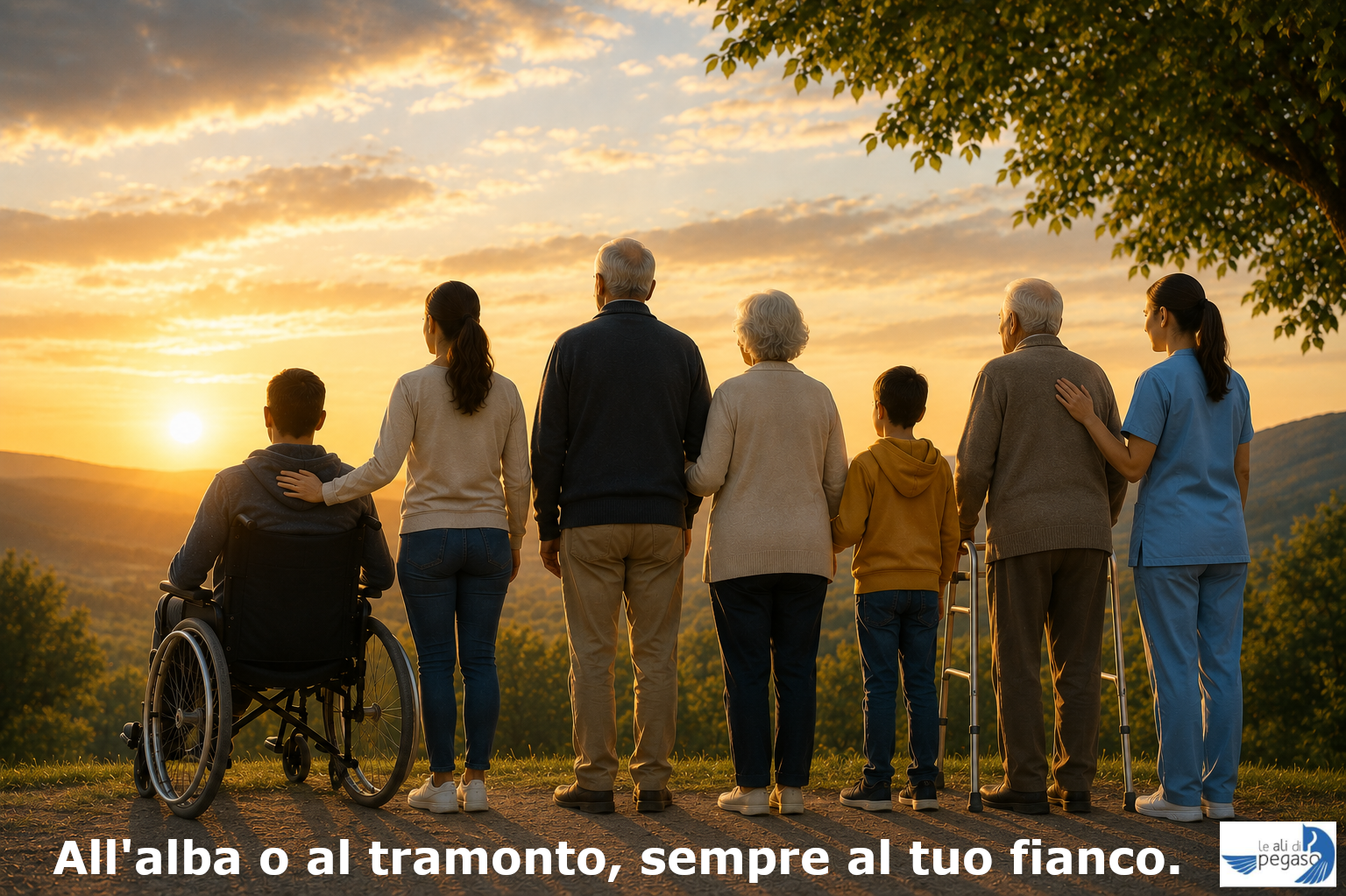 All'alba o al tramonto, sempre al tuo fianco - Le Ali di Pegaso
